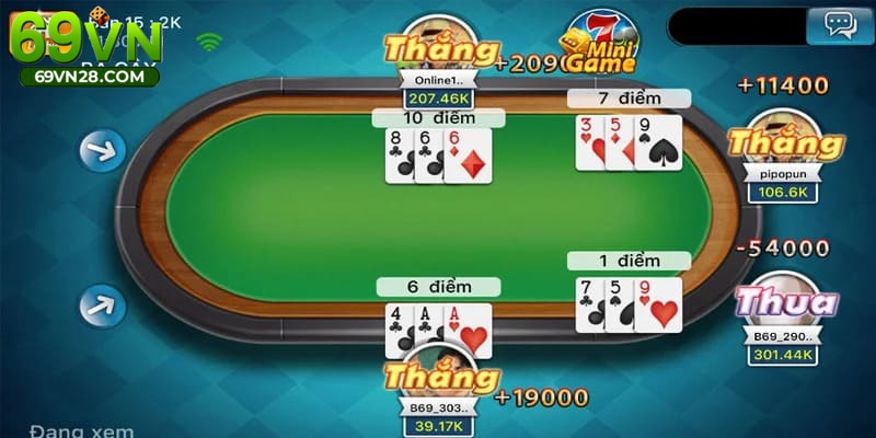 Ba cây là tựa trò chơi hấp dẫn, dễ trúng